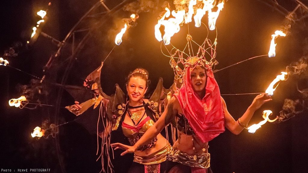 spectacle de feu danse de feu