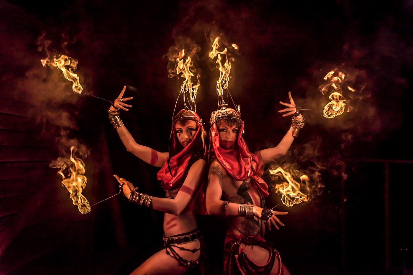 Fire Dancers