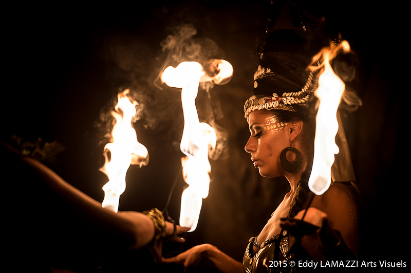 Spectacle de feu Danseuse de feu